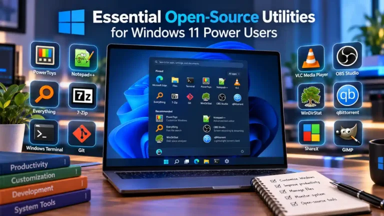 Open-Source Utilities for Windows 11