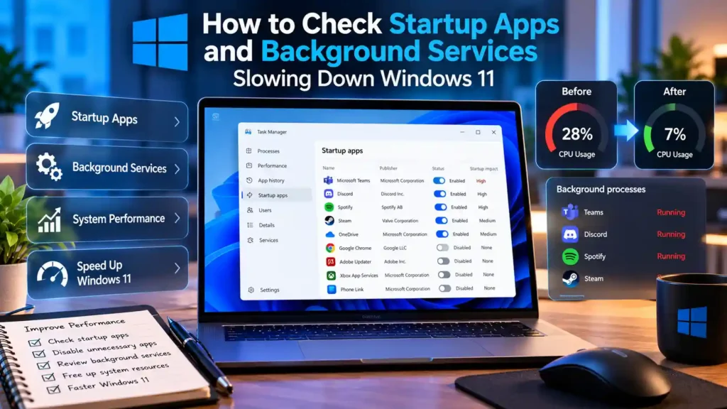 Windows 11 Startup Apps Optimization