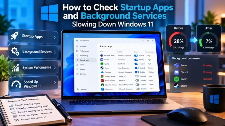 Windows 11 Startup Apps Optimization